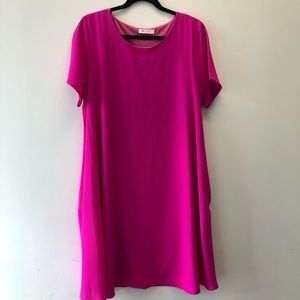 BomBom pink dress with pockets